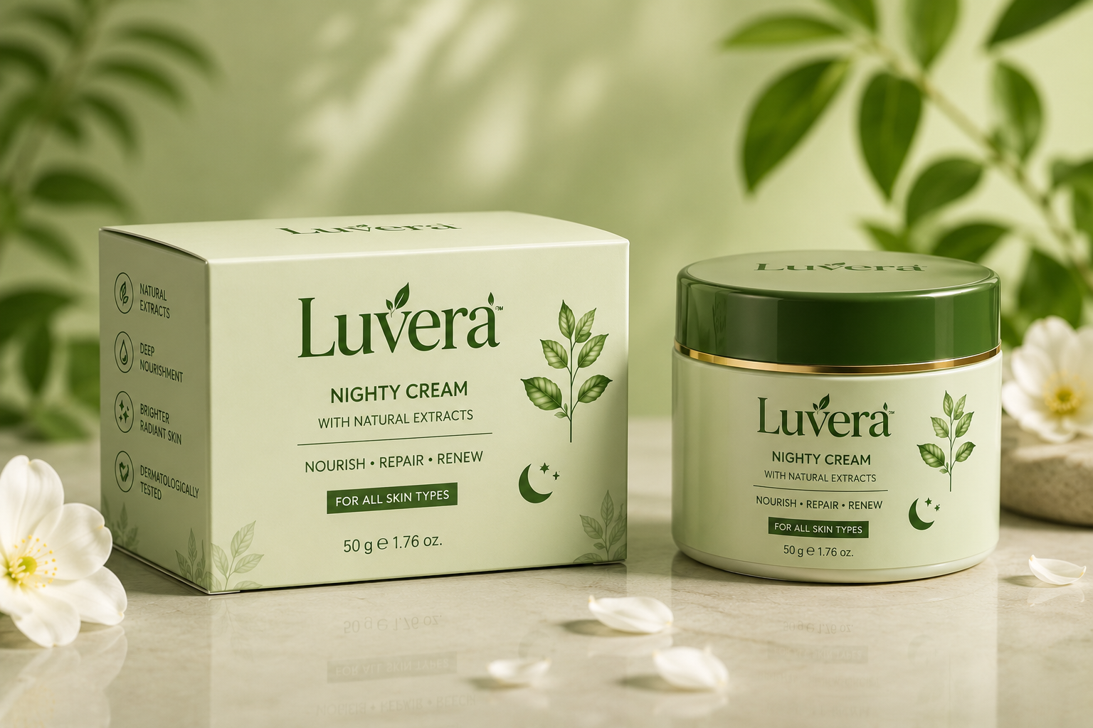 Luvera Overnight Repair Night Cream