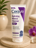 CeraVe Hydrating Mineral Cleanser 100ml | Ultra Glowing Face Cleanser for Deep Cleansing & Brightening