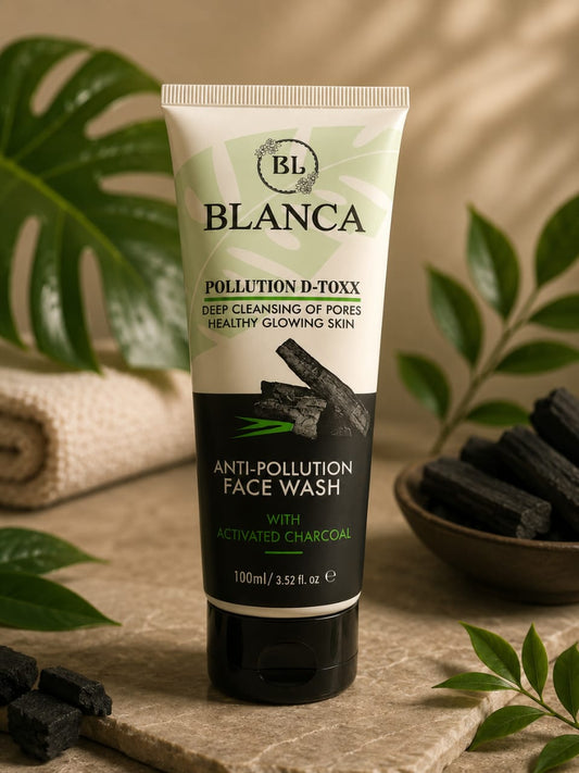 BLANCA Activated Charcoal Face Wash | Anti-Pollution Deep Cleansing Formula