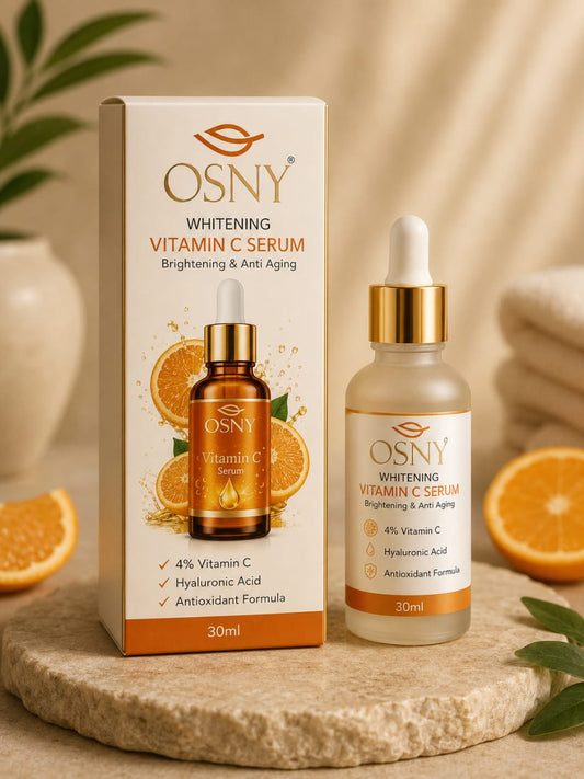 OSNY Vitamin C Whitening Serum with Hyaluronic Acid – Brightening & Anti-Aging Face Serum (30ml)