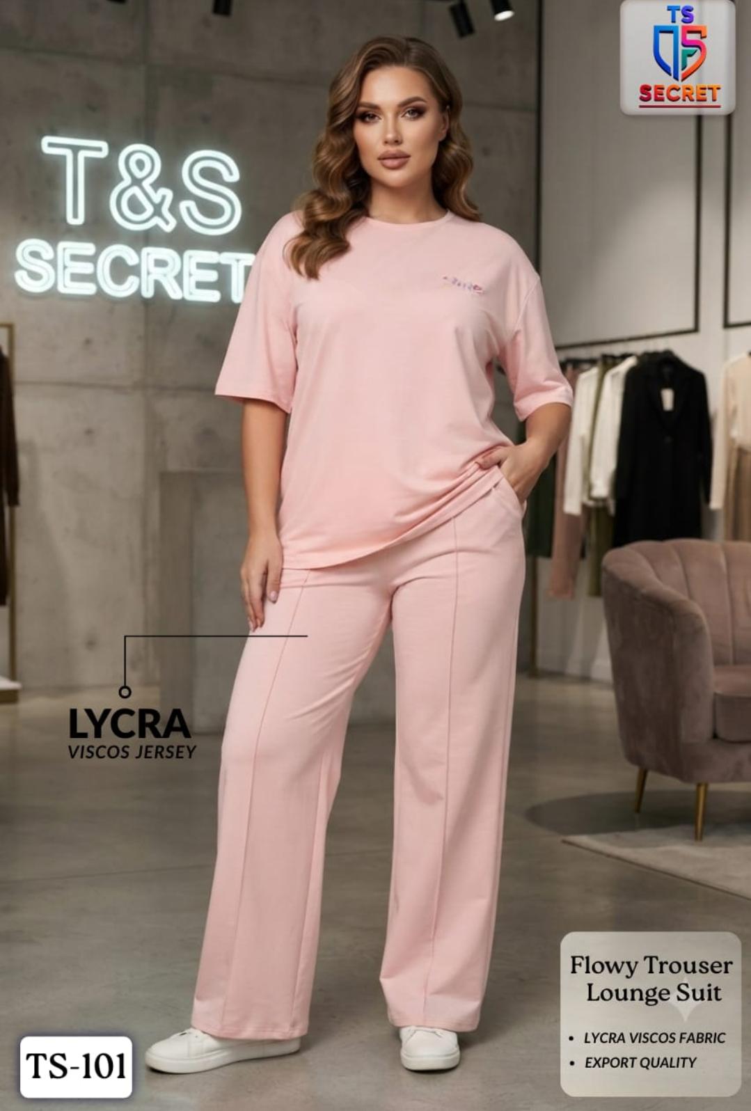 ✨ Premium Lycra Viscose 2-Piece Lounge Suit for Women | Elegant & Comfortable