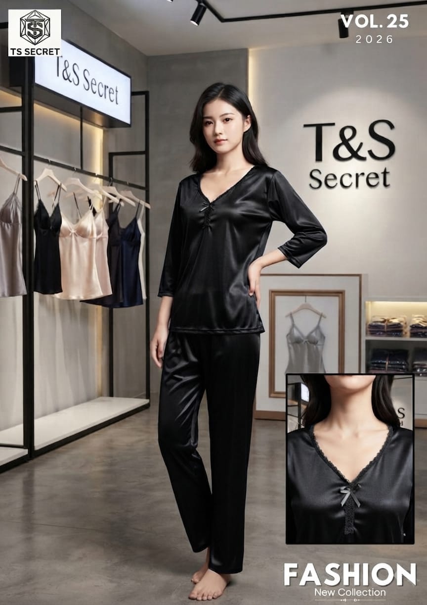 ✨ Premium Satin 2-Piece Inner Gown Set for Women | Elegant & Comfortable Nightwear