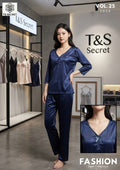 ✨ Premium Satin 2-Piece Inner Gown Set for Women | Elegant & Comfortable Nightwear