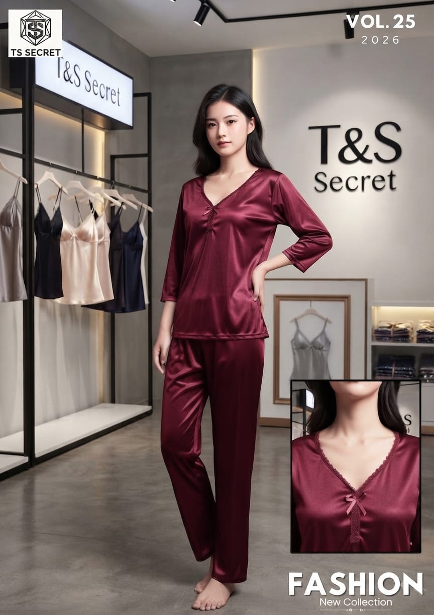 ✨ Premium Satin 2-Piece Inner Gown Set for Women | Elegant & Comfortable Nightwear