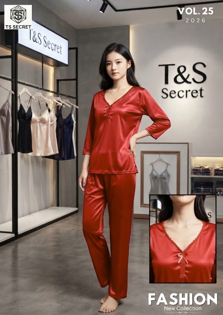 ✨ Premium Satin 2-Piece Inner Gown Set for Women | Elegant & Comfortable Nightwear