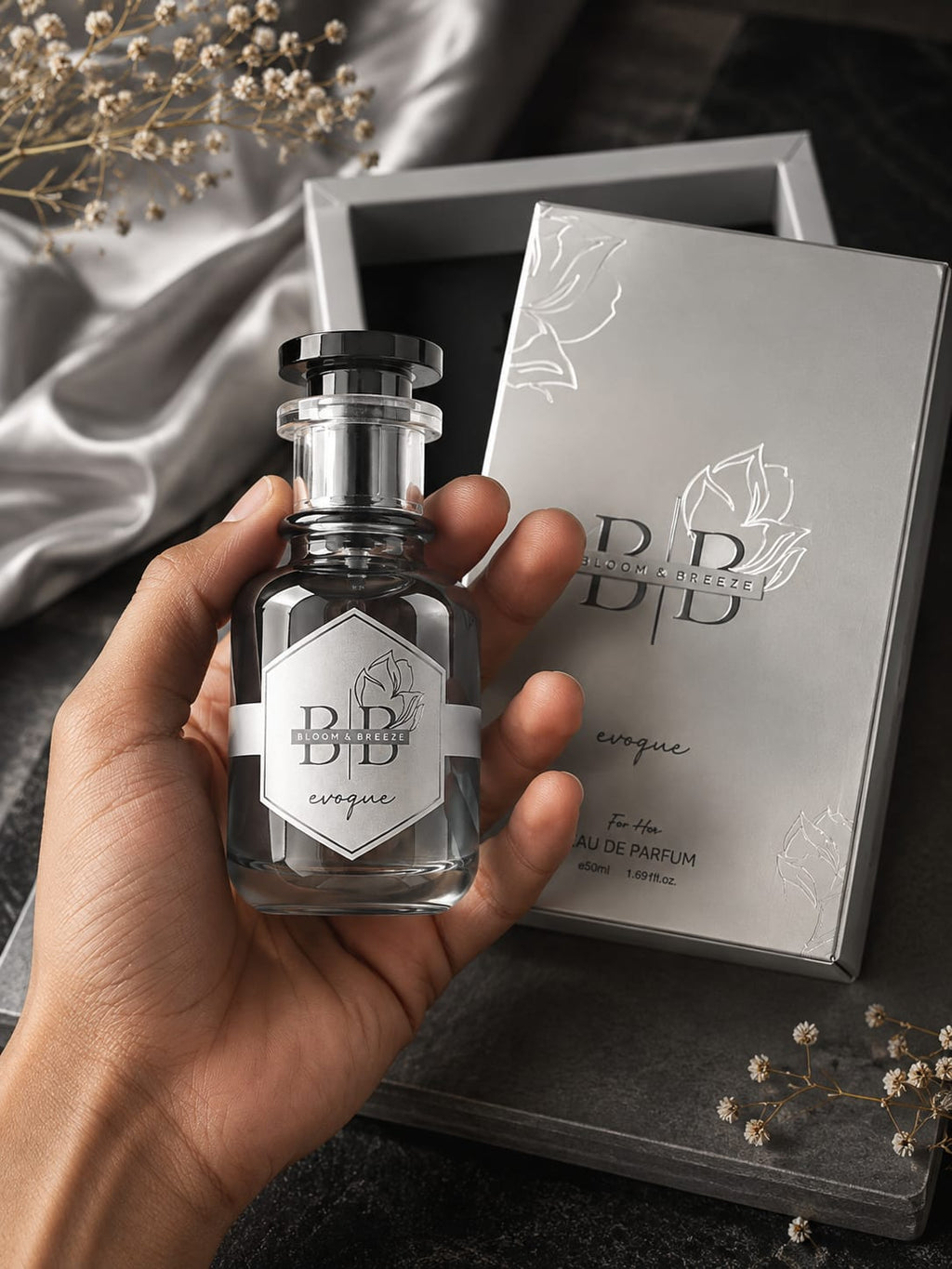 Bloom & Breeze Évoque Eau de Parfum – Premium Long-Lasting Fragrance