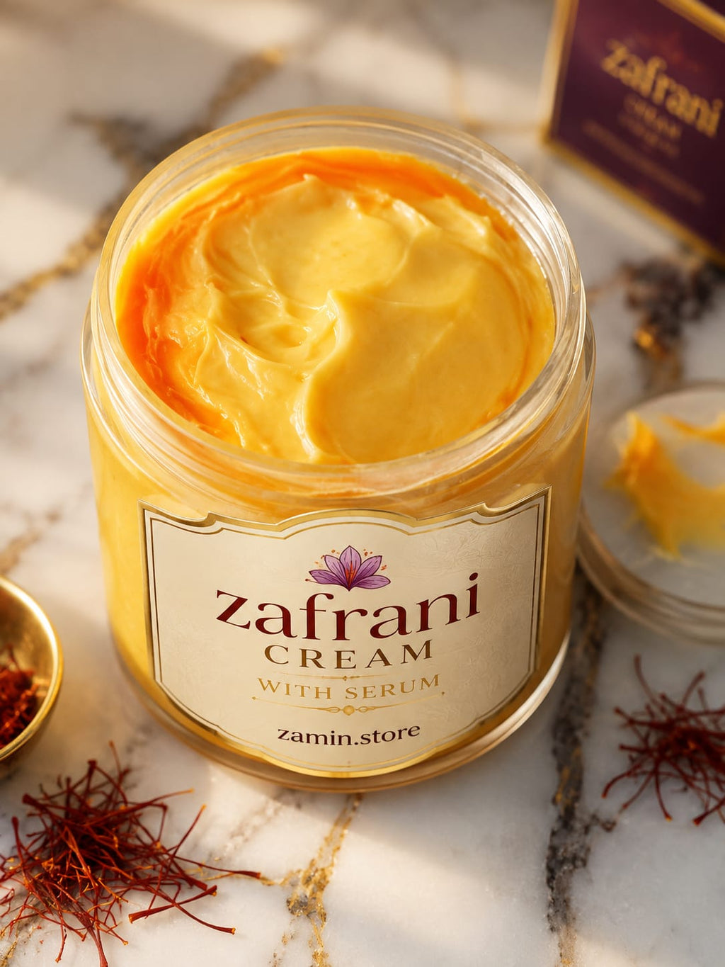 Zafrani Cream With Serum – Premium Saffron Skin Care Cream**